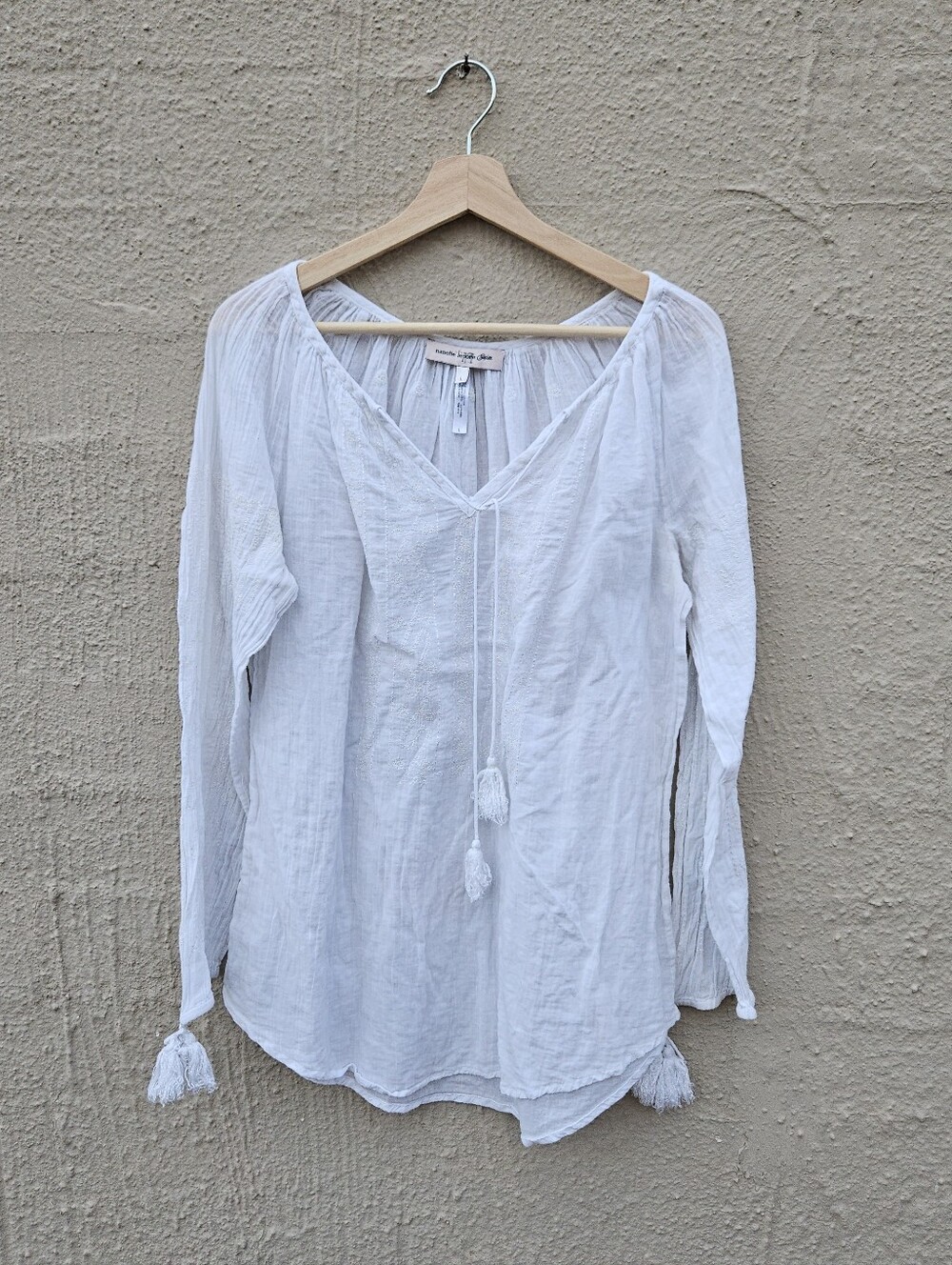 Nanette Lepore Swim Embroidered Top